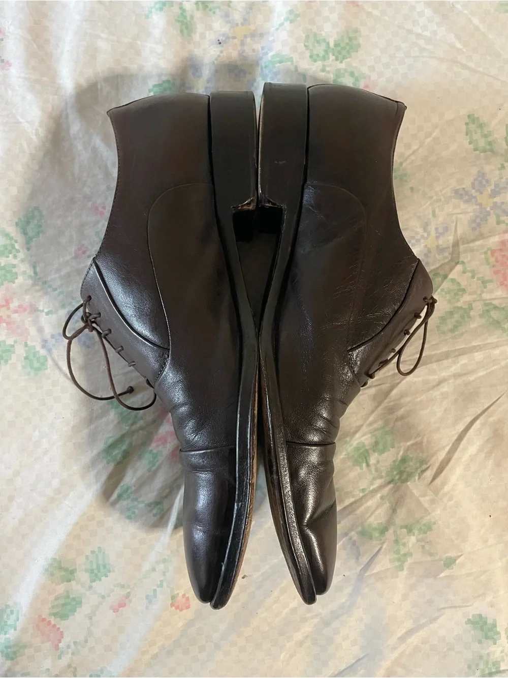 Bruno Magli Dark Brown Leather Cap-Toe Oxfords